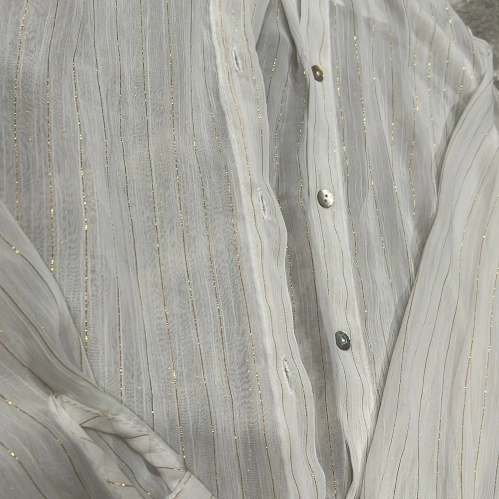 Sheer button down - Picture 2 of 2